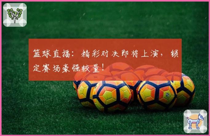 篮球直播：精彩对决即将上演，锁定赛场豪强较量！